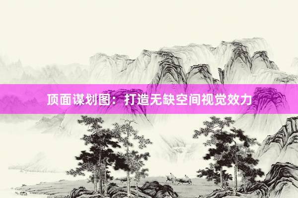 顶面谋划图:打造无缺空间视觉效力